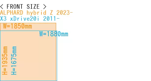 #ALPHARD hybrid Z 2023- + X3 xDrive20i 2011-